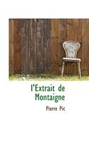 I'extrait de Montaigne