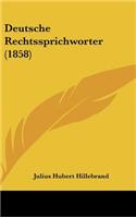 Deutsche Rechtssprichworter (1858)