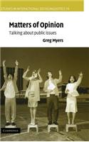 Matters of Opinion: Talking about Public Issues. Studies in Interactional Sociolinguistics.