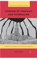Freedom of Contract and Paternalism