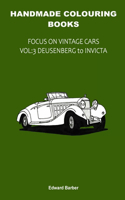 Handmade Colouring Books - Focus on Vintage Cars Vol