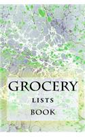 Grocery Lists Book