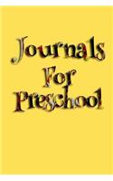 Journals For Preschool