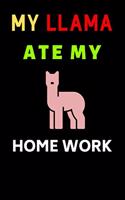 My llama ate my home work
