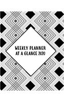 Weekly Planner At A Glance 2020