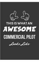 This Is What An Awesome Commercial Pilot Looks Like Notebook