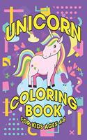 Unicorn Coloring Book for Kids Ages 4-8