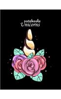 notebook Unicorns: Unicorn Notebook (Composition Book Journal) (8.5 x 11 Large)
