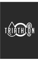 Triathlon: Triathlon Notebook, Graph Paper (6" x 9" - 120 pages) Sports and Recreations Themed Notebook for Daily Journal, Diary, and Gift