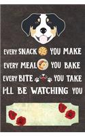 I'll Be Watching You Notebook Journal: 110 Blank Lined Papers - 6x9 Personalized Customized Greater Swiss Mountain Dog Notebook Journal Gift For Greater Swiss Mountain Dog Puppy Owners an