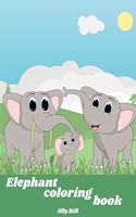 Elephant Coloring Book: Elephant Coloring Book for Kids, Coloring Beautiful Pages for Kids Ages 3-6, Cute Elephant Coloring Pages, Perfect Gift for Kids