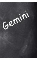 2019 Daily Planner Gemini Zodiac Horoscope Chalkboard 384 Pages