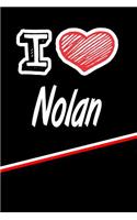 Nolan: I Love Name Writing Journal