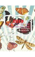 2019 Happy Place Journal and Planner Weekly and Monthly: Inspirational Quotes and Butterfly Floral Cover January 2019 Through December 2019