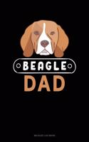 Beagle Dad: Mileage Log Book(969 Mileage Log Book)