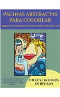 Libros de colorear de Mindfulness para adultos (Páginas abstractas para colorear)