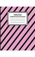Unruled Composition Notebook