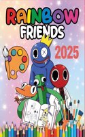 Rainbow Friends Coloring Book: Edition Unique Characters for Creative Kids and Teens Ages 4-12