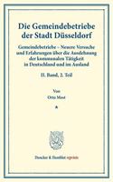 Die Gemeindebetriebe Der Stadt Dusseldorf