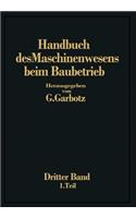 Handbuch des Maschinenwesens beim Baubetrieb