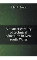 A quarter century of technical education in New South Wales