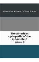 The American cyclopedia of the automobile Volume 5