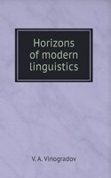 Horizons of modern linguistics