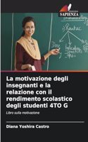 motivazione degli insegnanti e la relazione con il rendimento scolastico degli studenti 4TO G