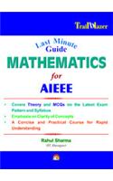 Last Minute Guide Mathematics For AIEEE