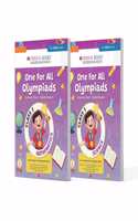 Oswaal One For All Olympiad Previous Years Solved Papers Class 3 (Set of 2 Books) Maths & Science for 2025 Exam