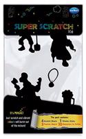 Navneet Super Scratch Kit- Best travel pack- Perfect for Birthday Gift- Innovative kit- Scratch using stylus- Stencils