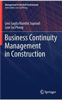 Business Continuity Management in Construction