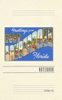 Vintage Lined Notebook Greetings from Ft. Lauderdale, Florida