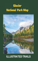 Glacier National Park Map & Illustrated Trails