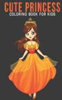 Cute Princess Coloring Book For Kids