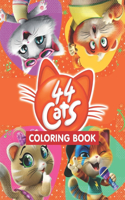 44 Cats Coloring Book