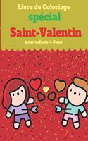 Livre de Coloriage spécial Saint-Valentin pour enfants 4-8 ans