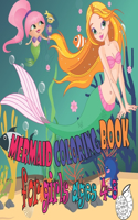 mermaid coloring book for girls ages 4-8