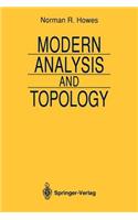 Modern Analysis and Topology