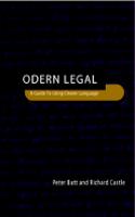 Modern Legal Drafting
