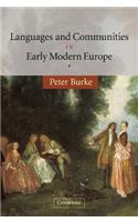 Languages and Communities in Early Modern Europe