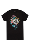 Book Nerd Floral Unisex T-Shirt X-Large