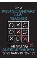 I'm a POSTSECONDARY LAW TEACHER