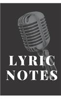 Lyric Notes