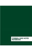 Cornell Grid Notes Notebook: British Racing Green Grid Notebook Supports a Proven Way to Improve Study and Information Retention.(1 Cornell Grid Notes Notebook)