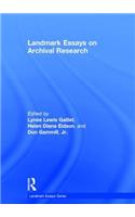 Landmark Essays on Archival Research