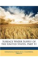 Surface Water Supply of the United States, Part 11