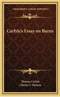 Carlyle's Essay on Burns