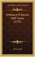 Il Potere E Il Dovere Dell' Uomo (1725)