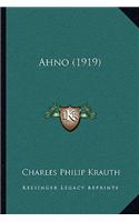 Ahno (1919): (English)